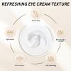 imageUnder Eye Cream for Wrinkles Skin Renewing Eye Cream With Peptides  Caffeine for Dark Circles and Puffiness Anti Aging Reduce Fine Lines and Under EyeBags Fragrance Free