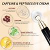 imageUnder Eye Cream for Wrinkles Skin Renewing Eye Cream With Peptides  Caffeine for Dark Circles and Puffiness Anti Aging Reduce Fine Lines and Under EyeBags Fragrance Free