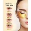 imageUnder Eye Patches 25 Pairs Caffeine Eye Masks for Dark Circles Puffy Eyes Undereye Bags Collagen Eye Patches for Wrinkles and Puffiness Skin Care Gift for HerGold 30 Pairs