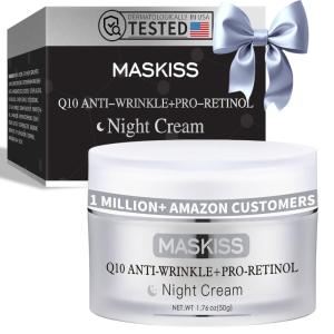 imageFirming Neck Cream ampamp AntiWrinkle Night Cream with Coenzyme Q10  ProRetinol Unscented Skin Firming Neck Cream Anti Aging Facial Moisturizer for Sensitive Skin 176 Oz Jar