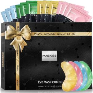 imageUnder Eye Patches 28 Pairs 4 Colors Eye Masks Gift Set for Dark Circles Puffy Eyes Undereye Bags and Wrinkles Puffiness Skin Care Gift Set for Bachelorette Party FavorsGift Set 28 Pairs