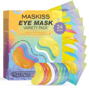 imageRetinol Under Eye Patches 24 Pairs Purple Eye Masks for Dark Circles Puffy Eyes ampamp Wrinkles Firming Collagen Eye Patches Vegan CrueltyFree Skincare Gifts for Her8 Colors 24 pairs