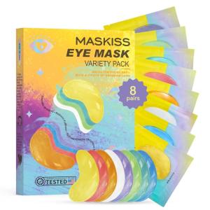 imageRetinol Under Eye Patches 24 Pairs Purple Eye Masks for Dark Circles Puffy Eyes ampamp Wrinkles Firming Collagen Eye Patches Vegan CrueltyFree Skincare Gifts for Her8 Colors 8 pairs